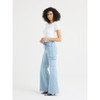 SOFIA BY SOFIA VERGARA MARGOT WIDE LEG HIGH RISE CARGO SIZE 4 - LIGHT INDIGO New