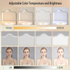 KEDAO Nail Light for Desk Half Moon Light for Nail Desk 34Inch Foldable LED New