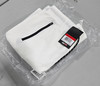 JUMPSTART POLYESTER SHORTS W/ ZIPPER POCKETS - SIZE: MEN M - WHITE/BLACK