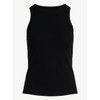 FREE ASSEMBLY WOMEN'S CUTAWAY TANK TOP - SIZE: WOMEN XL - BLACK SOOT New