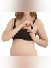 JOYSPUN MATERNITY COTTON-BLEND NURSING BRALETTE 2-PACK SIZE S - BLACK BROWN New