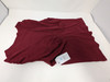 TIME AND TRU WOMEN'S COTTON CREWNECK TEE PUFF SLEEVES SIZE: XS - MAROON SUPREME New