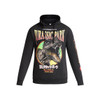 JURASSIC WORLD JURASSIC PARK MEN'S OVERSIZE PRINT HOODY - SIZE: MEN L - BLACK
