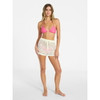 NO BOUNDARIES CROCHET SHORTS COVERUP SIZE MEDIUM 8-10 - :FRESH IVORY New
