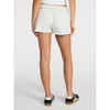 NO BOUNDARIES FOLDOVER SHORTS LACE TRIM - SIZE: M - PLATINUM SILVER HEATHER New
