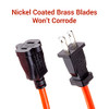 CLEAR POWER 16 GAUGE 3PRONG CORDS (16/2-2-PRONG POLARIZED, 100 FT) - ORANGE New