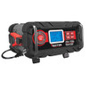 VECTOR BC15BV AMP AUTOMATIC 12V BATTERY CHARGER WITH 50 AMP ENGINE START - RED
