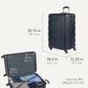 SWISSGEAR 7366 SIGNATURE HARDSIDE EXPANDABLE LUGGAGE SA7366 - NAVY