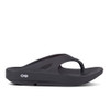 OOFOS OORIGINAL RECOVERY SANDAL SIZE: MEN 4 WOMEN 6 - BLACK