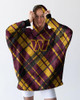 NFLHCDD-6COM NFL WASHINGTON COMMANDERS DIGITAL DASH SHERPA HOODED CAPE -OSFA New