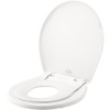 MAYFAIR LITTLE2BIG TOILET SEAT BUILT-IN TODDLER POTTY TRAINING SLOW CLOSE WHITE