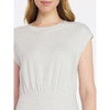 TIME AND TRU WOMEN’S COTTON KNIT MIDI DRESS - SIZE: S - LIGHT OATMEAL HEATHER New