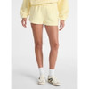 NO BOUNDARIES PLUSH BUNGEE CORD SHORTS, WOMEN'S SIZES MEDIUM 8-10 - YELLOW New