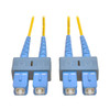 TRIPP LITE DUPLEX SINGLEMODE 9/125 FIBER PATCH CABLE SC/SC 3M 10-FT. N356-03M New