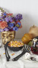 ONEIDA LATWARE UTENSIL SET, VINTRO HALLOWEEN SATIN BLACK SKELETON - BLACK