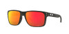 OAKLEY MENS OO9417 HOLBROOK XL SQUARE SUNGLASSES BLACK CAMOUFLAGE/PRIZM RUBY