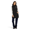 OLRB2276 Reebok Women's Long Puffer Vest With Hood Black M
