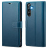 FLIPALM Wallet Case for Samsung Galaxy S25 FE RFID Blocking Card Holder - Blue