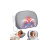 JZBRAIN NECK MASSAGER PILLOW HEAT CORDLESS NECK MASSAGER PAIN RELIEF GRAY