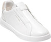 COLE HAAN GRAND CROSSCOURT LUX SLIP-ON SIZE WOMEN 9.5 WHITE/CH SUEDE