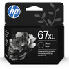 HP 67XL BLACK HIGH-YIELD INK CARTRIDGE | WORKS WITH DESKJET 1255 - BLACK New