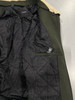 THEORY BOUCLÉ FAUX FUR COLLAR ZIP-UP COAT/JACKET - SIZE: MEN XL - OLIVE
