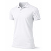 GALAXY BY HARVIC MEN'S TAGLESS MOISTURE WICKING POLO SHIRT WHITE SIZE: M