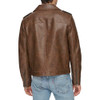 LEVI'S MEN FAUX LEATHER MOTORCYCLE JACKET SIZE MEN XL SADDLE-NEW New