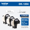 BROTHER GENUINE DK-12043PK MULTIPURPOSE PAPER LABEL ROLL - WHITE New
