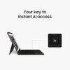 SAMSUNG GALAXY TAB S10+ BOOK COVER KEYBOARD AI KEY, US VERSION, WHITE