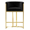 MEAROUNLIVING 26" H COUNTER HEIGHT BAR STOOLS, MODERN, BY011-06-01 - BLACK