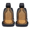Zento Seat Beads Bead Seat Covers for Cars 2 Pieces of Natural Wooden Beads