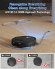 ECOVACS DEEBOT T50 OMNI ROBOT VACUUM AND MOP, 3.19” ULTRA-SLIM - BLACK