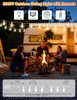 Brightever Outdoor String Lights 200FT LED Patio Lights, CMPC-O60XA - White