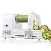 BELLA 4-IN-1 AUTOMATIC ELECTRIC SPIRALIZER QUICKLY PREP HEALTHY VEGGIE WHITE