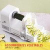 BELLA 4-IN-1 AUTOMATIC ELECTRIC SPIRALIZER QUICKLY PREP HEALTHY VEGGIE WHITE