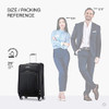 SAMSONITE SOLYTE DLX SOFTSIDE EXPANDABLE LUGGAGE SPINNER WHEELS - MIDNIGHT BLACK New
