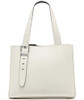 CALVIN KLEIN WOMEN'S LOWEN TRIPLE COMPARTMENT TOTE - WHITE/BLACK