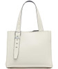 CALVIN KLEIN WOMEN'S LOWEN TRIPLE COMPARTMENT TOTE - WHITE/BLACK