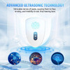 ULTRASONIC PEST REPELLENT 3 MODE SETTINGS AND PLUG-IN (6-PACK) - WHITE/BLACK