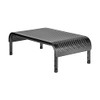 ALLSOP METAL ART ERGO 3 ADJUSTABLE MONITOR STAND, BLACK,GRAY (06494)