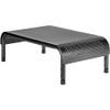 ALLSOP METAL ART ERGO 3 ADJUSTABLE MONITOR STAND, BLACK,GRAY (06494)