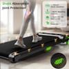 AKLUER - 480L-A WALKING PAD WITH INCLINE, 2.5HP UNDER DESK TREADMILL  - BLACK