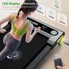 AKLUER - 480L-A WALKING PAD WITH INCLINE, 2.5HP UNDER DESK TREADMILL  - BLACK