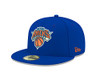 70343402 NEW ERA MEN'S OFFICIAL NBA 59 FIFTY FITTED CAP, KNICKS Size 7 5/8 New