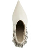 KARL LAGERFELD PARIS WOMEN'S SAMRA EMBELLISHED BOOTIES-SIZE 8.5 M (W39) WHITE New