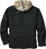 LEGENDARY WHITETAILS MENS CANVAS HOODED HEAVY JACKET, 1057 M - BLACK