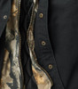LEGENDARY WHITETAILS MENS CANVAS HOODED HEAVY JACKET, 1057 M - BLACK