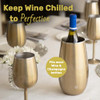 SNOWFOX WINE CHILLER W/OPTIMAL FIT, TEAK - WC0045-30