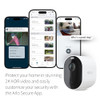ARLO PRO SECURITY CAMERA 2K HDR 5TH GEN 2022 RELEASE 4 CAMERAS VMC4460P - WHITE
